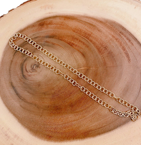 14K Gold Filled Rolo Cable Bracelet