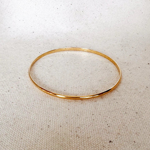 18k Gold Filled Classic Bangle