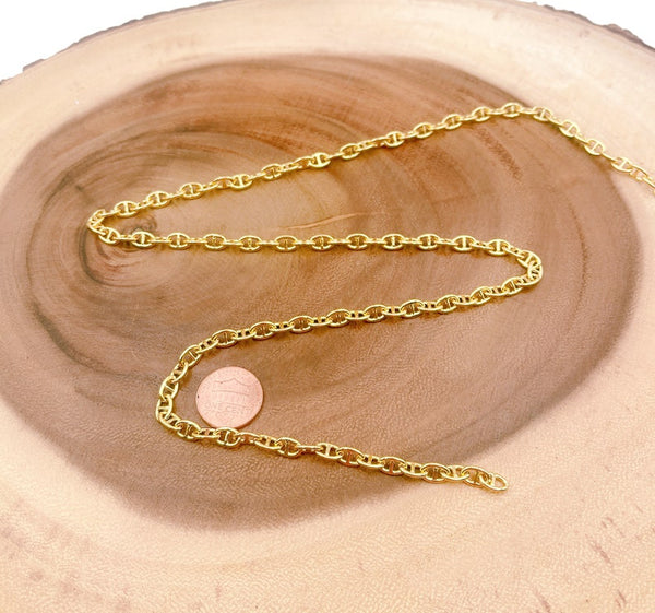 22K Gold Filled Anchor Necklace