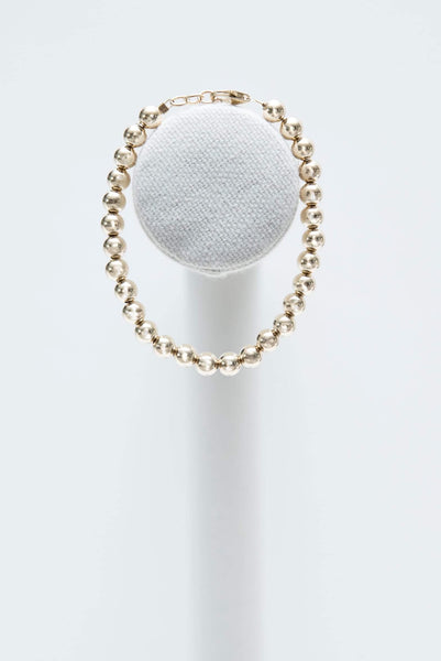 14K Gold Filled 5mm Beaded Bracelet