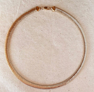 18k Gold Filled Thick Snake Chain Necklace