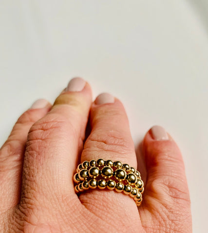 Stretch Rings - 14K Gold-Filled, 2mm, 3mm and 4mm bead size